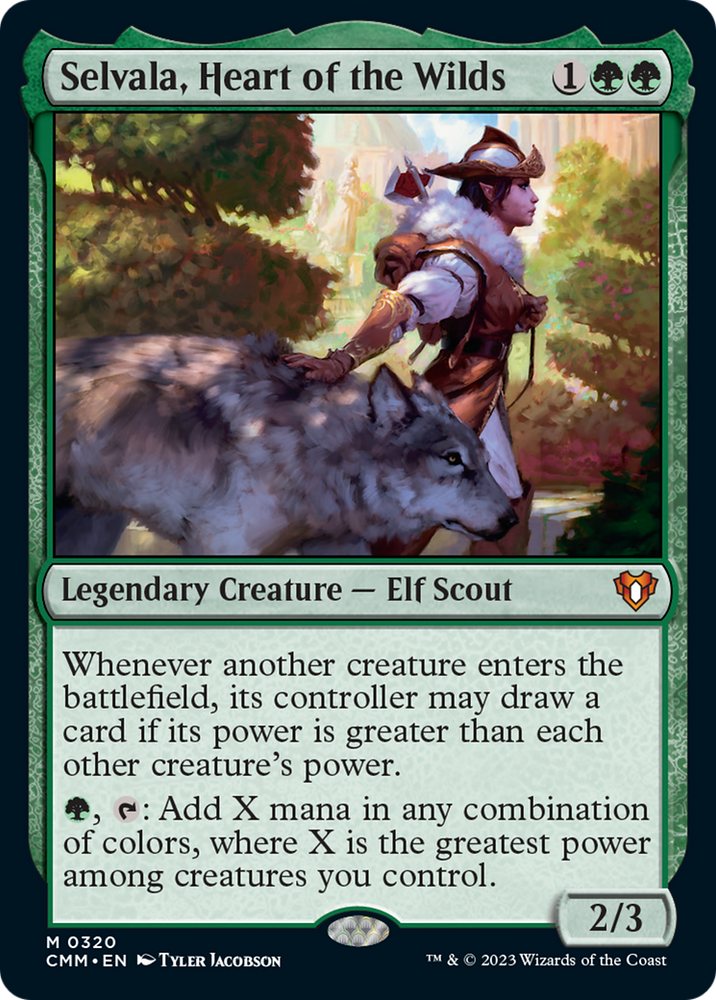 Selvala, Heart of the Wilds [Commander Masters] Magic: The Gathering