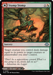 Stump Stomp // Burnwillow Clearing [Modern Horizons 3] Magic: The Gathering