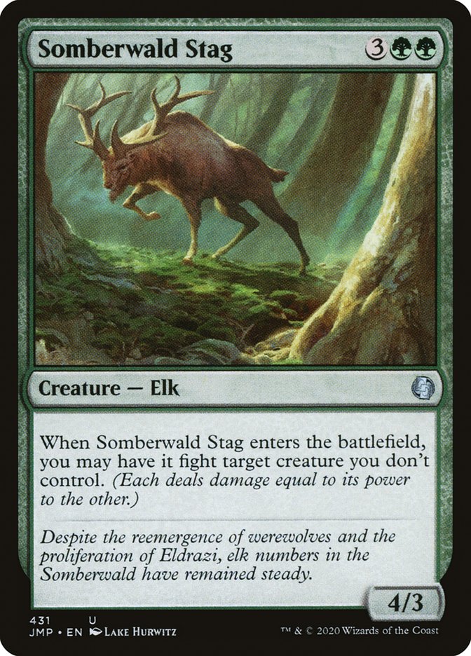 Somberwald Stag [Jumpstart] Magic: The Gathering