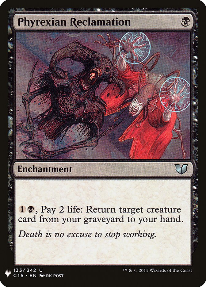 Phyrexian Reclamation [Mystery Booster] Magic: The Gathering