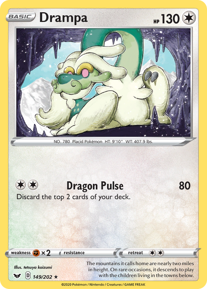 Drampa (149/202) [Sword & Shield: Base Set] Pokémon