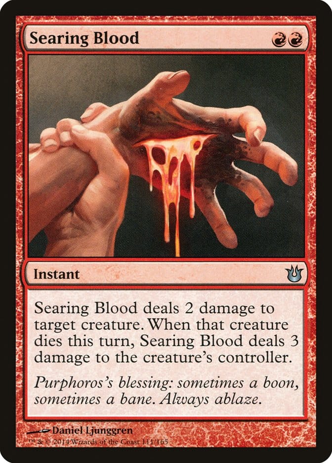 Searing Blood [Born of the Gods] Magic: The Gathering