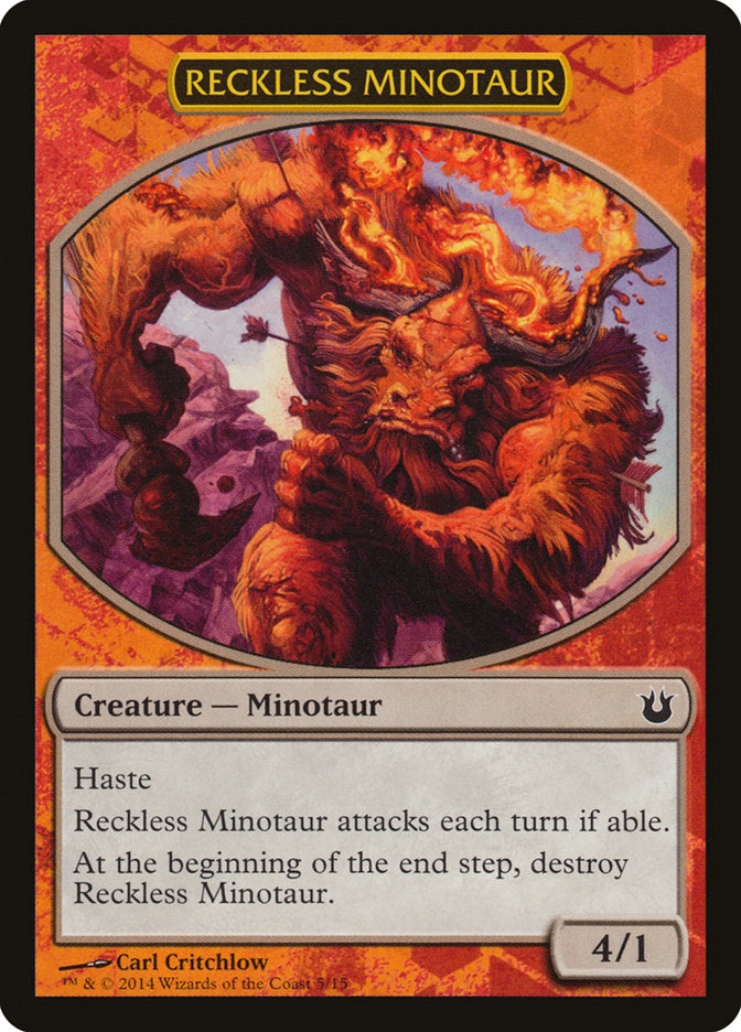 Reckless Minotaur [Born of the Gods Battle the Horde] Magic: The Gathering