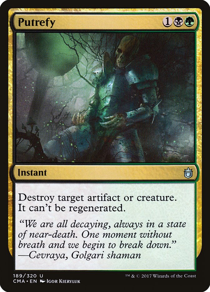 Putrefy [Commander Anthology] Magic: The Gathering