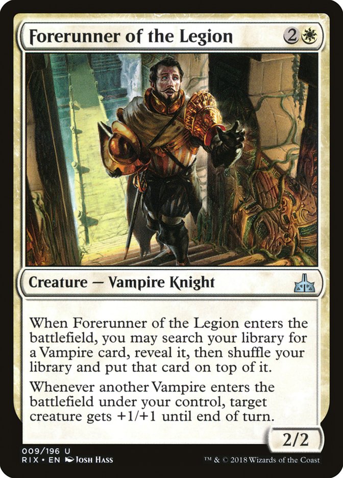 Forerunner of the Legion [Rivals of Ixalan] Magic: The Gathering