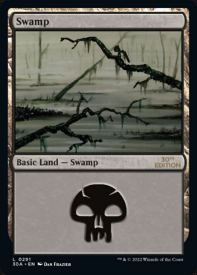 Swamp (291) [30th Anniversary Edition] Magic: The Gathering