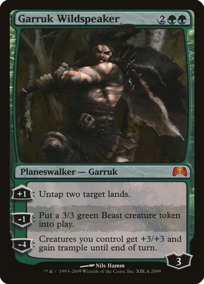 Garruk Wildspeaker (Duels of the Planeswalkers Promos) [Duels of the Planeswalkers Promos 2009] Magic: The Gathering