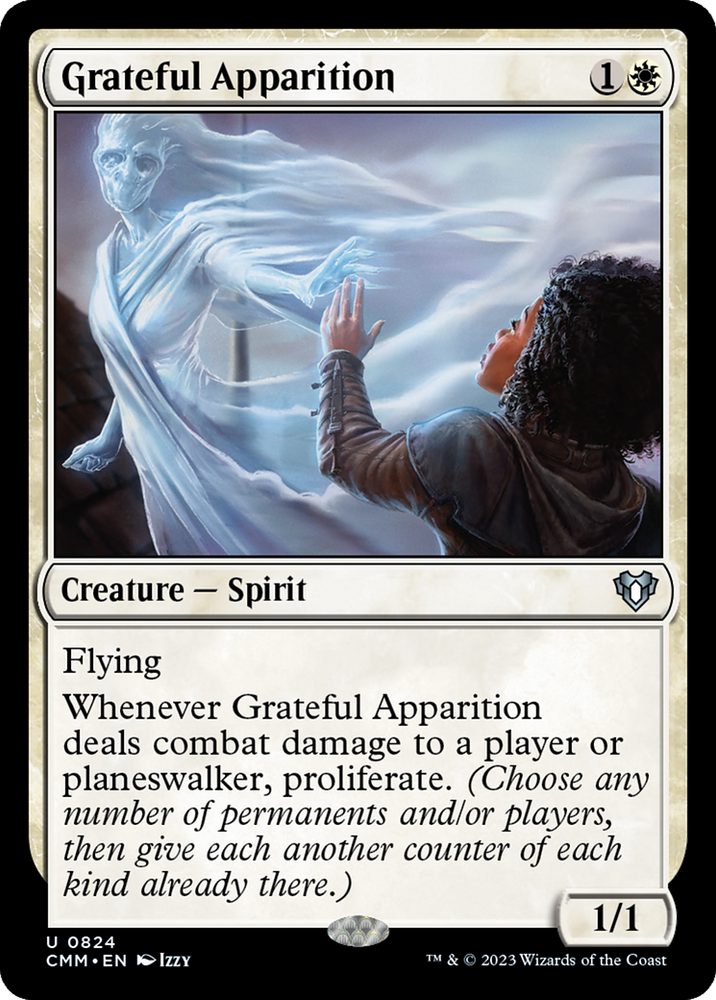 Grateful Apparition [Commander Masters] Magic: The Gathering