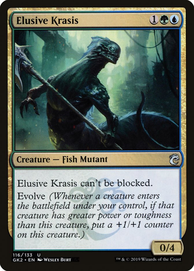 Elusive Krasis [Ravnica Allegiance Guild Kit] Magic: The Gathering