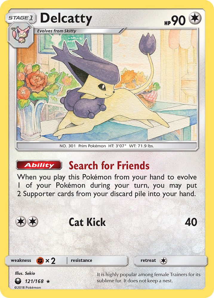 Delcatty (121/168) [Sun & Moon: Celestial Storm] Pokémon
