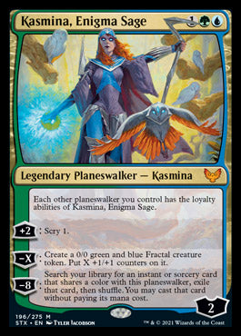 Kasmina, Enigma Sage [Strixhaven: School of Mages] Magic: The Gathering