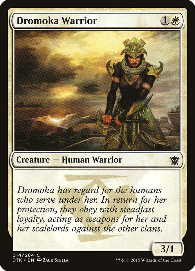 Dromoka Warrior [Dragons of Tarkir] Magic: The Gathering