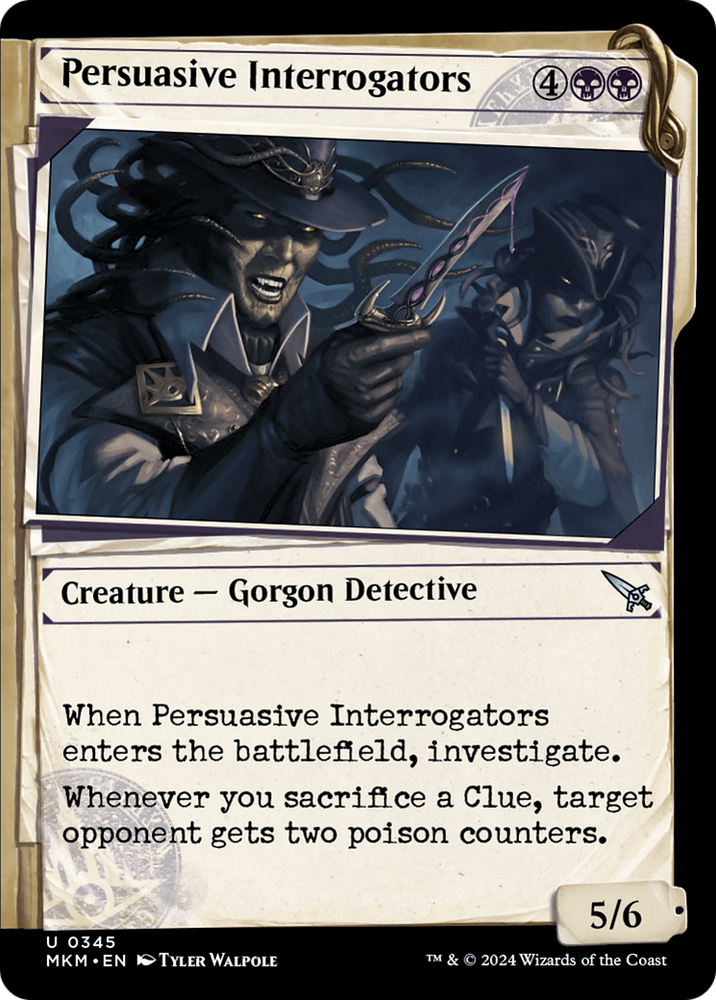 Persuasive Interrogators (Showcase) [Murders at Karlov Manor] Magic: The Gathering