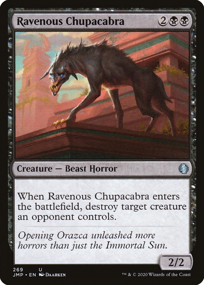 Ravenous Chupacabra [Jumpstart] Magic: The Gathering