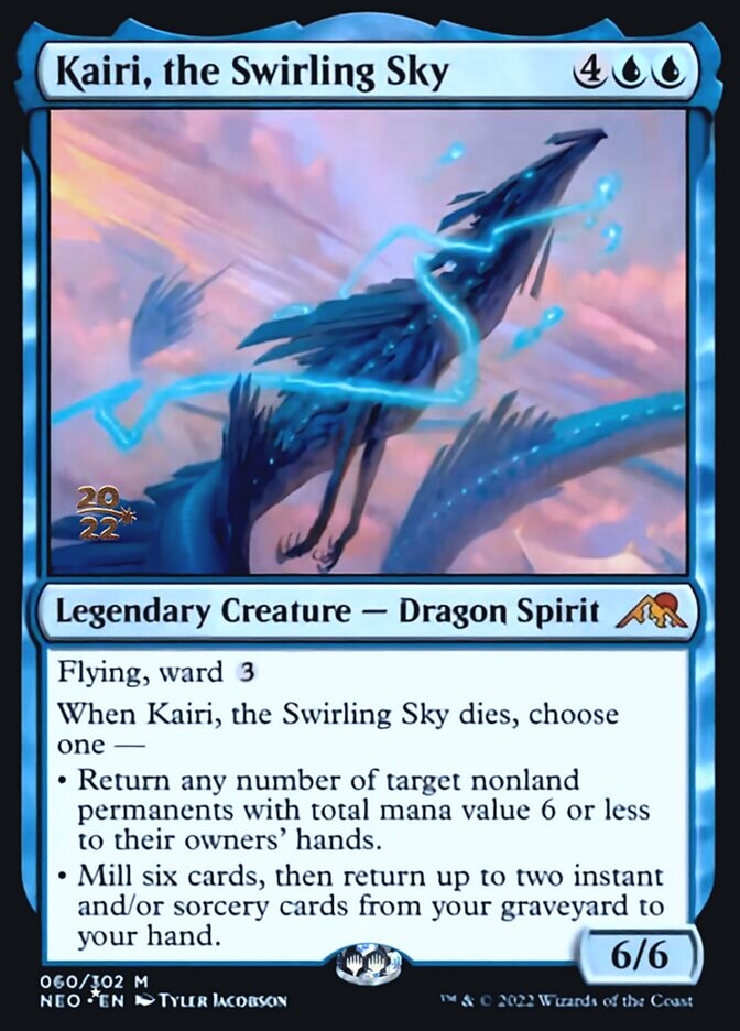 Kairi, the Swirling Sky [Kamigawa: Neon Dynasty Prerelease Promos] Magic: The Gathering