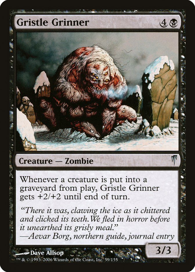 Gristle Grinner [Coldsnap] Magic: The Gathering