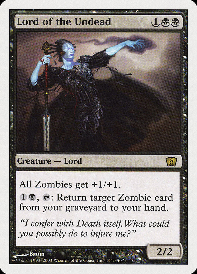 Lord of the Undead [Eighth Edition] Magic: The Gathering