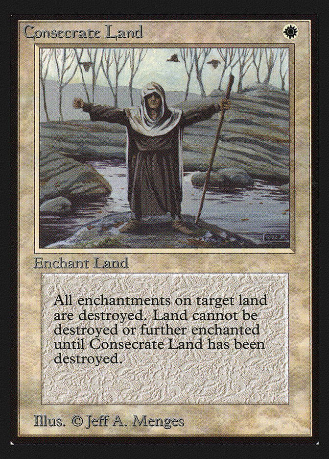 Consecrate Land [International Collectors' Edition] Magic: The Gathering