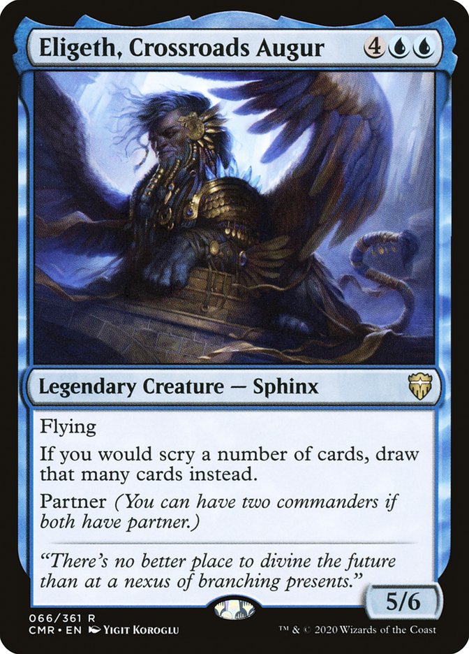 Eligeth, Crossroads Augur [Commander Legends] Magic: The Gathering