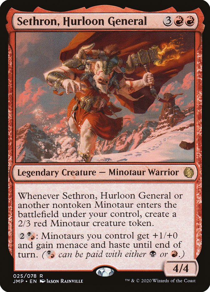 Sethron, Hurloon General [Jumpstart] Magic: The Gathering