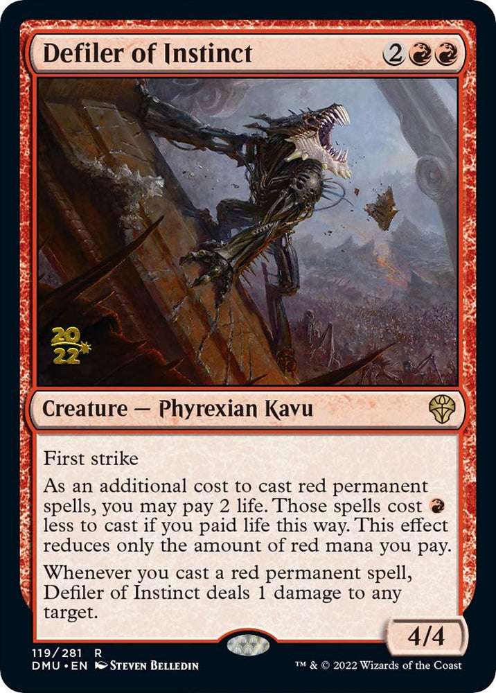 Defiler of Instinct [Dominaria United Prerelease Promos] Magic: The Gathering