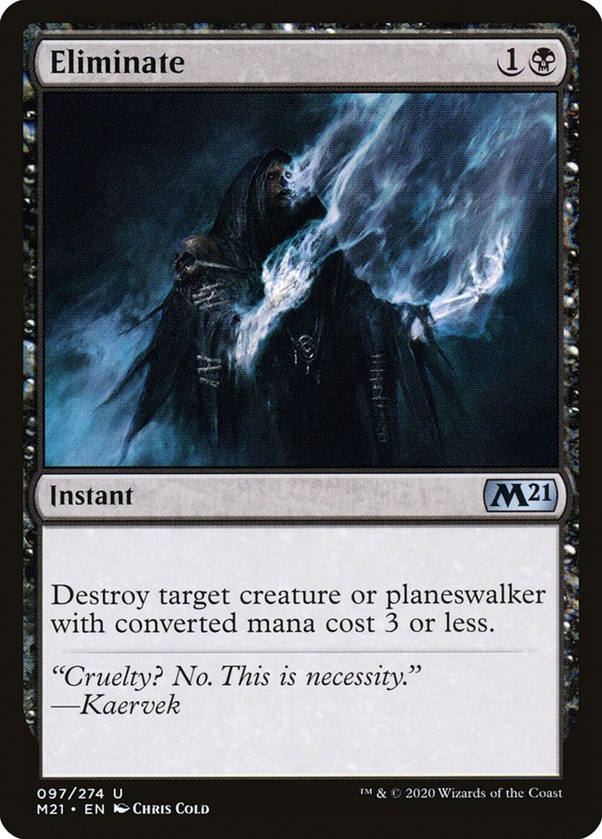 Eliminate [Core Set 2021] Magic: The Gathering