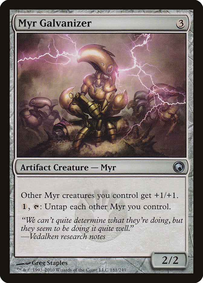 Myr Galvanizer [Scars of Mirrodin] Magic: The Gathering