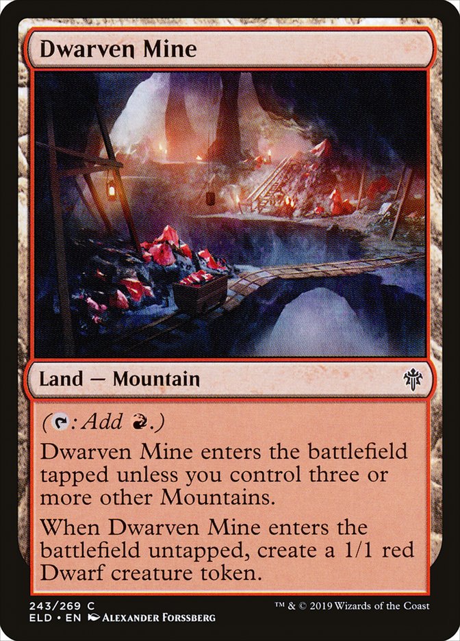 Dwarven Mine [Throne of Eldraine] Magic: The Gathering