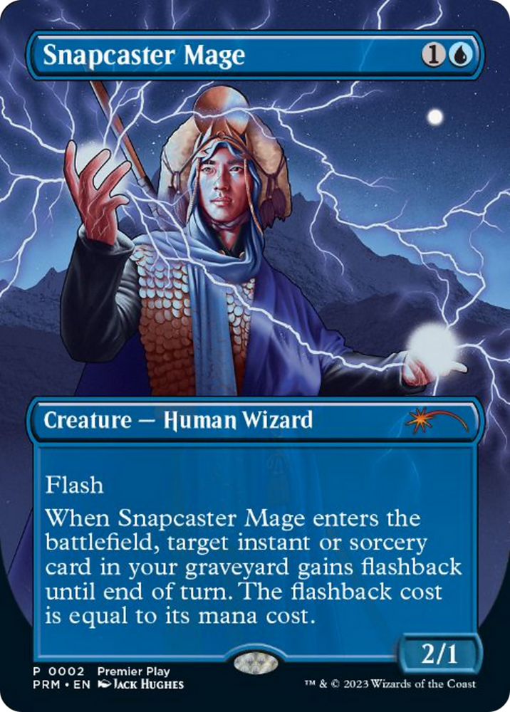 Snapcaster Mage (Borderless Alternate Art) [Regional Championship Qualifiers 2023] Magic: The Gathering