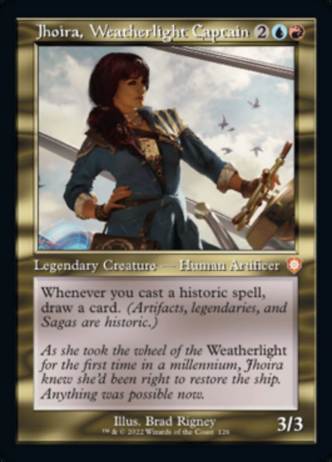 Jhoira, Weatherlight Captain (Retro) [The Brothers' War Commander] Magic: The Gathering