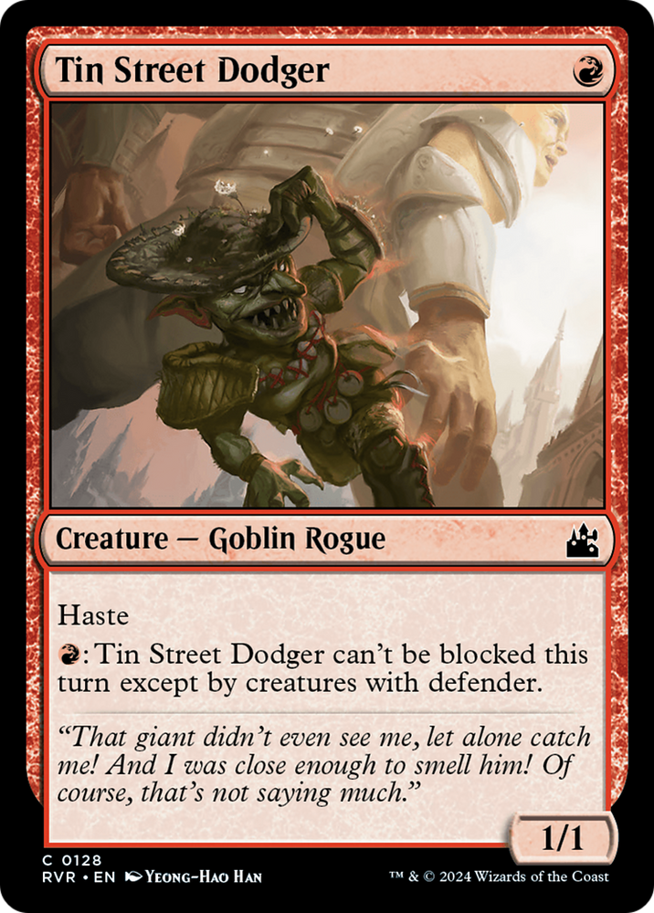 Tin Street Dodger [Ravnica Remastered] Magic: The Gathering
