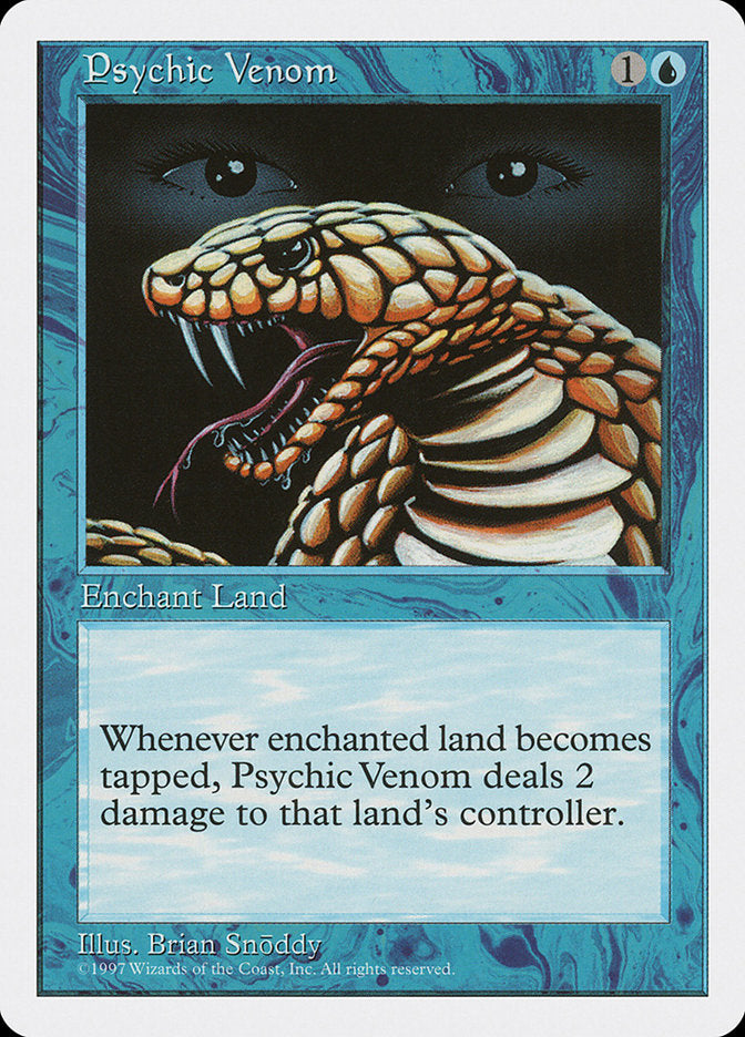 Psychic Venom [Fifth Edition] Magic: The Gathering