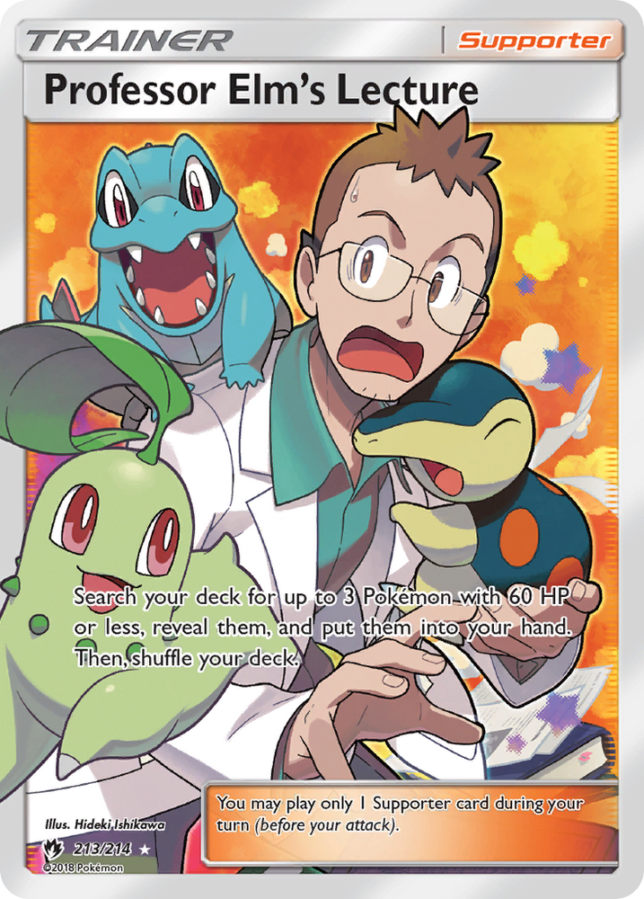 Professor Elm's Lecture (213/214) [Sun & Moon: Lost Thunder] Pokémon