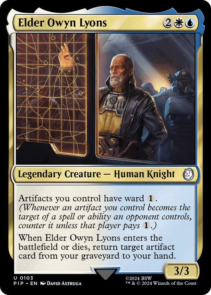Elder Owyn Lyons [Fallout] Magic: The Gathering