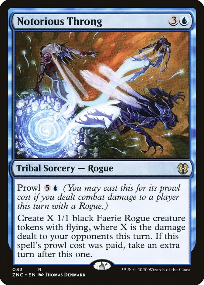 Notorious Throng [Zendikar Rising Commander] Magic: The Gathering