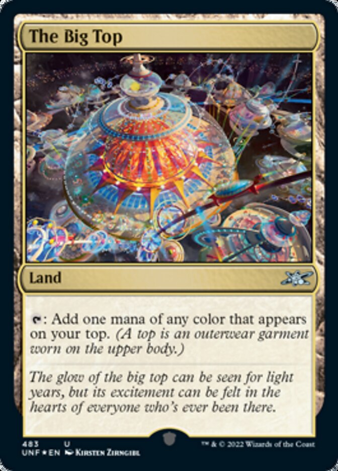 The Big Top (Galaxy Foil) [Unfinity] Magic: The Gathering