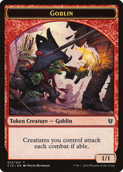 Goblin // Zombie Double-Sided Token [Commander 2016 Tokens] Magic: The Gathering