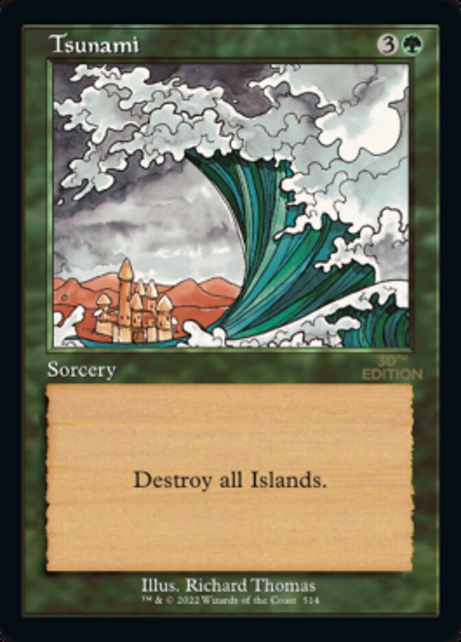 Tsunami (Retro) [30th Anniversary Edition] Magic: The Gathering
