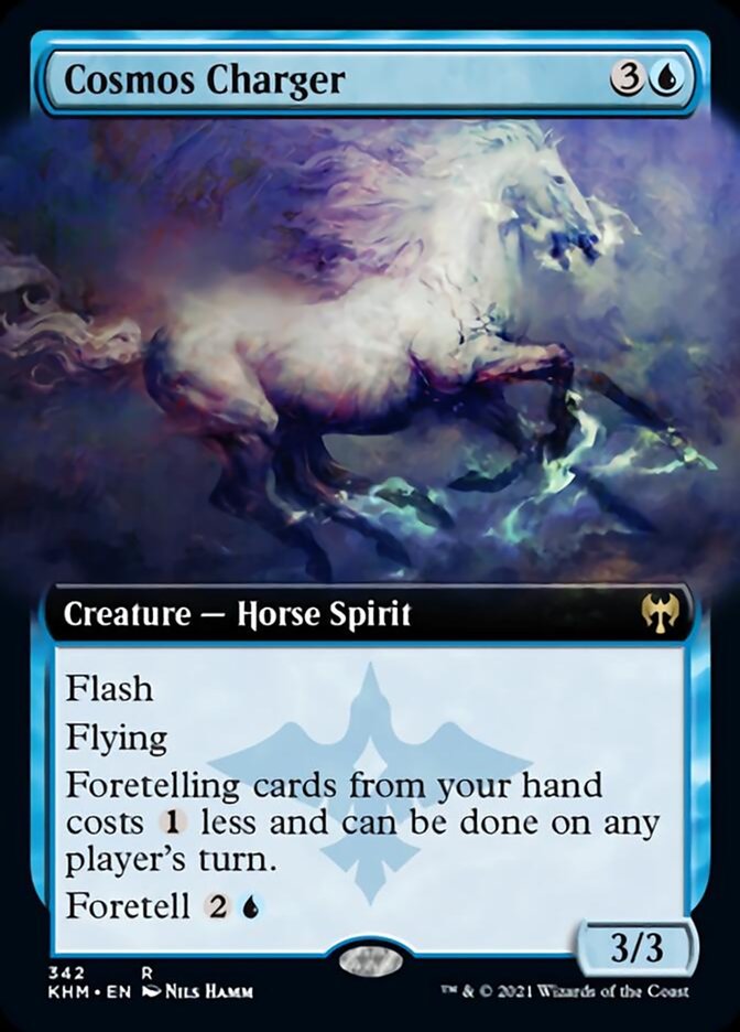 Cosmos Charger (Extended Art) [Kaldheim] Magic: The Gathering