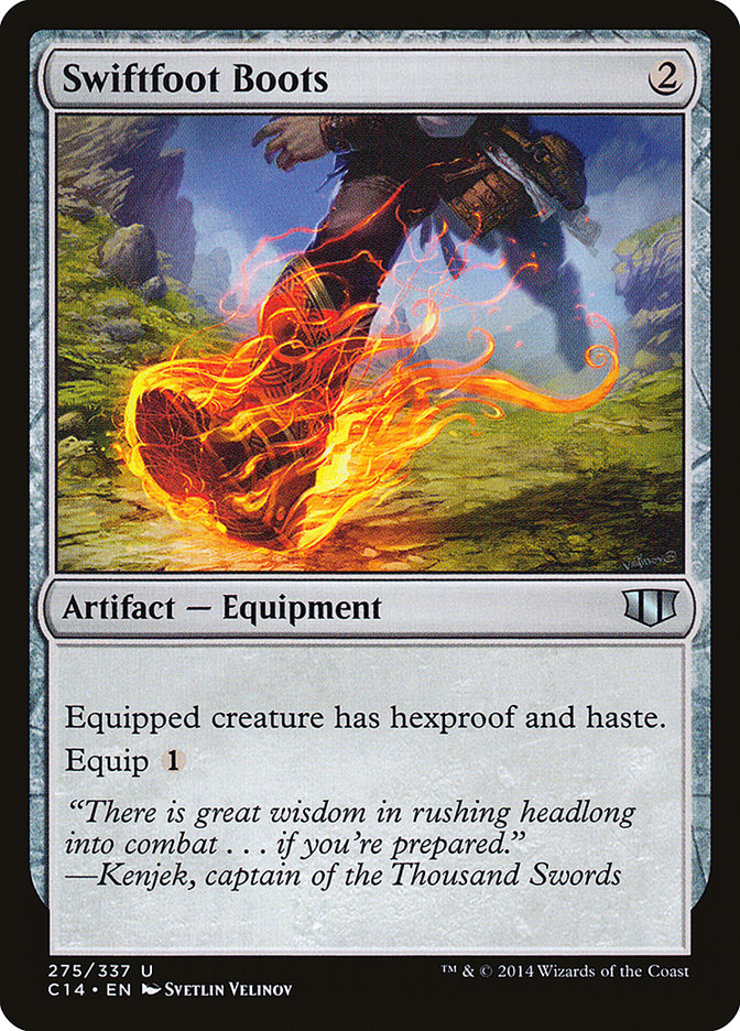Swiftfoot Boots [Commander 2014] Magic: The Gathering