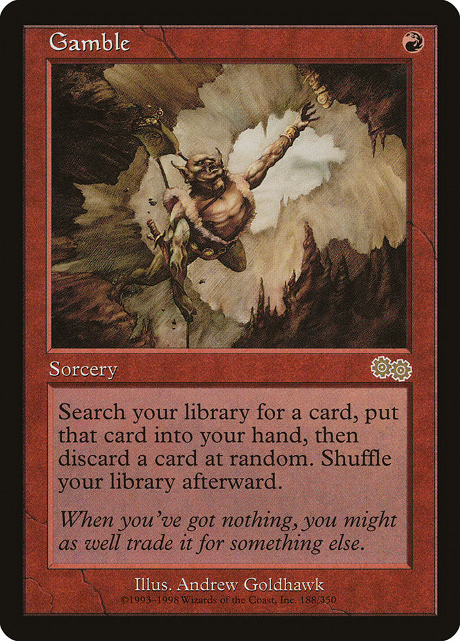 Gamble [Urza's Saga] Magic: The Gathering