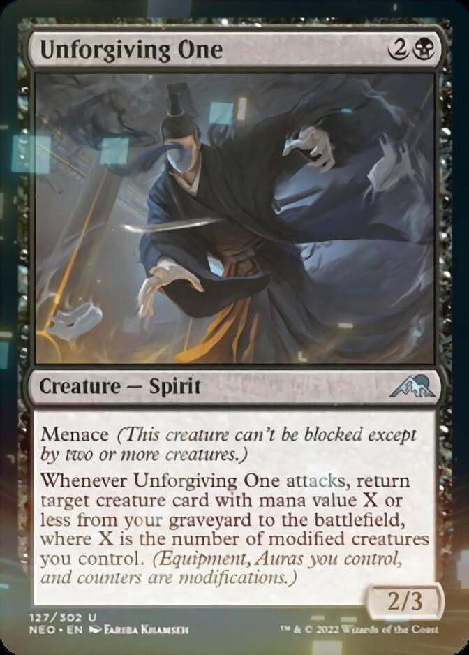 Unforgiving One [Kamigawa: Neon Dynasty] Magic: The Gathering