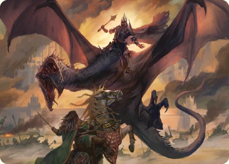 Witch-king, Bringer of Ruin Art Card [The Lord of the Rings: Tales of Middle-earth Art Series] Magic: The Gathering