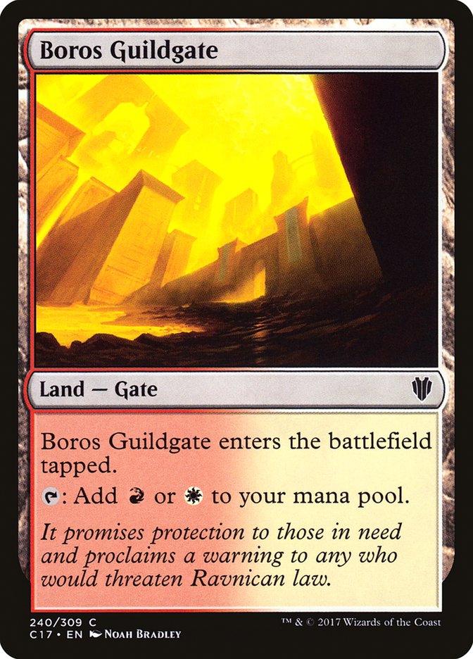 Boros Guildgate [Commander 2017] Magic: The Gathering