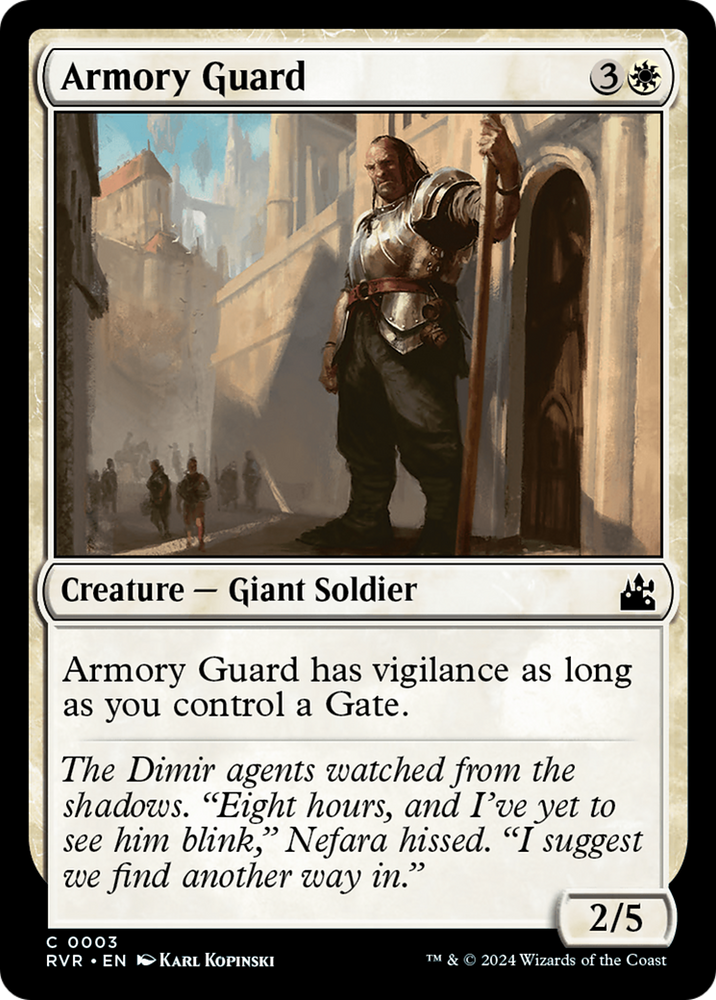 Armory Guard [Ravnica Remastered] Magic: The Gathering