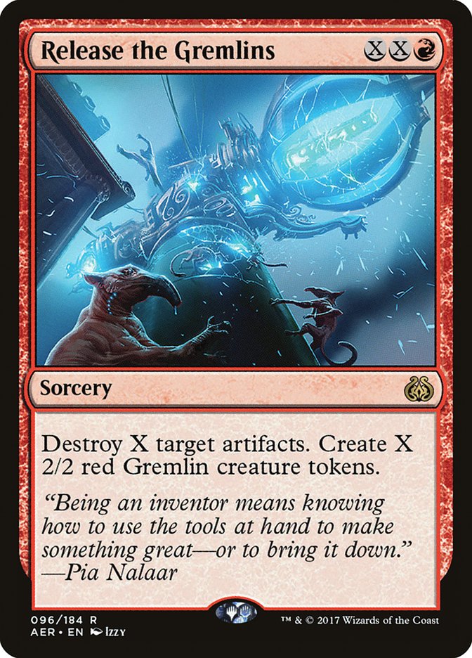 Release the Gremlins [Aether Revolt] Magic: The Gathering