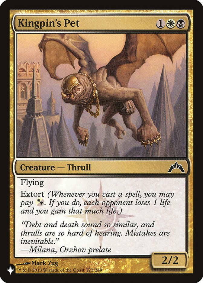Kingpin's Pet [The List] Magic: The Gathering