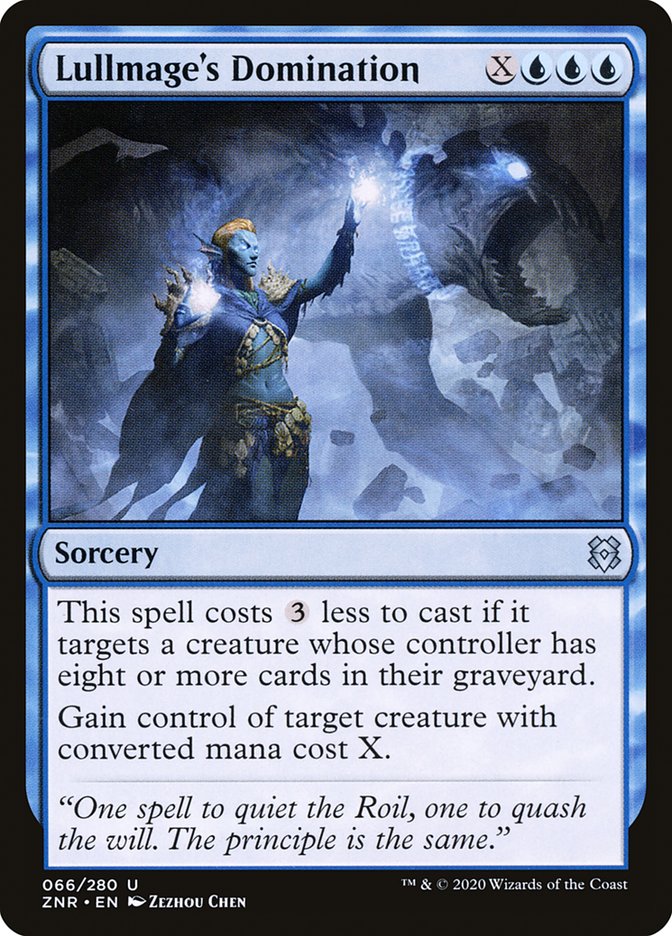 Lullmage's Domination [Zendikar Rising] Magic: The Gathering