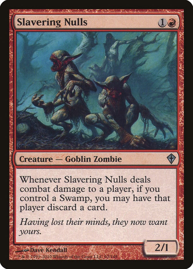 Slavering Nulls [Worldwake] Magic: The Gathering