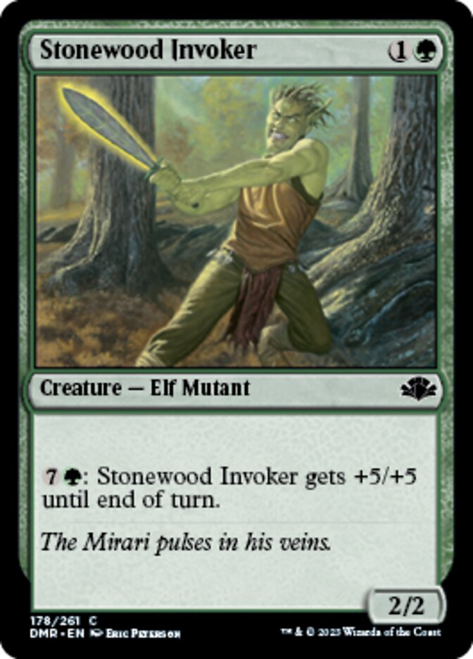 Stonewood Invoker [Dominaria Remastered] Magic: The Gathering